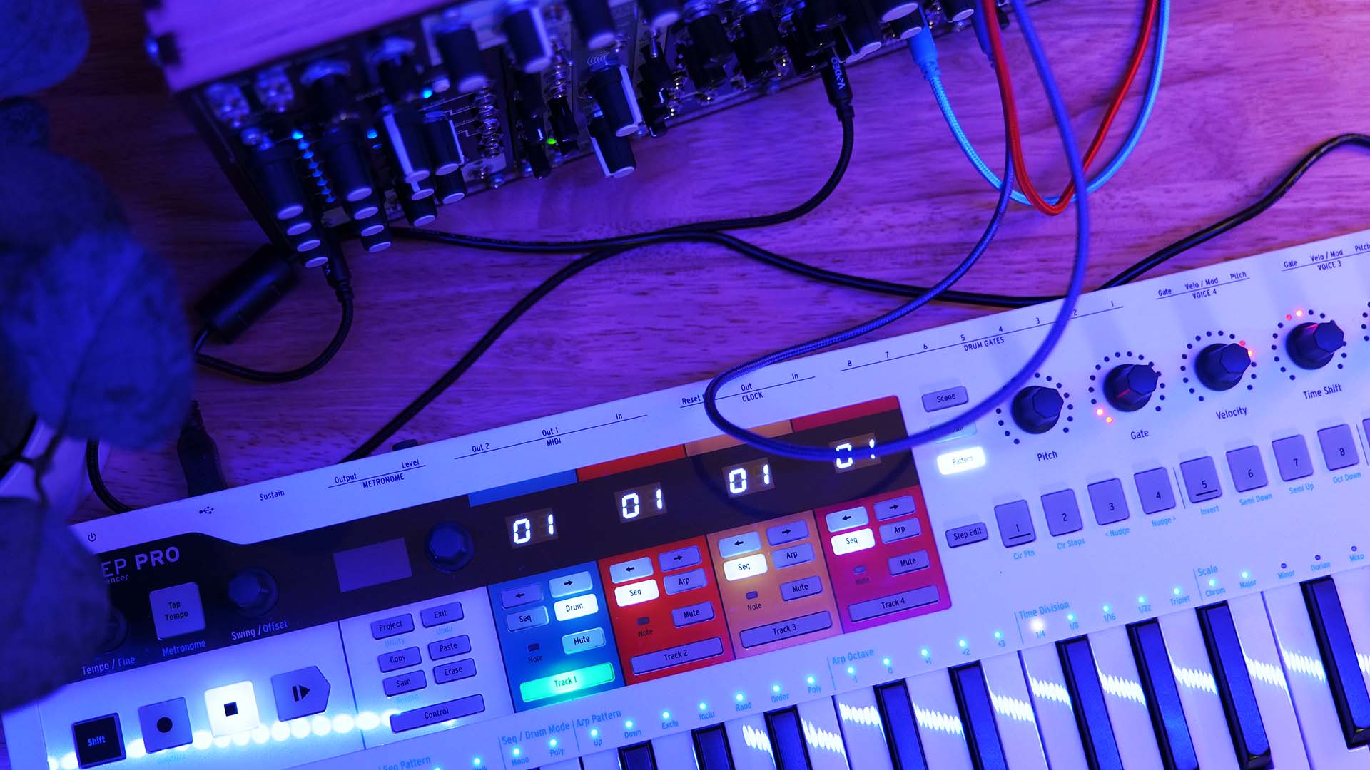 Studio sequencer and modular rack